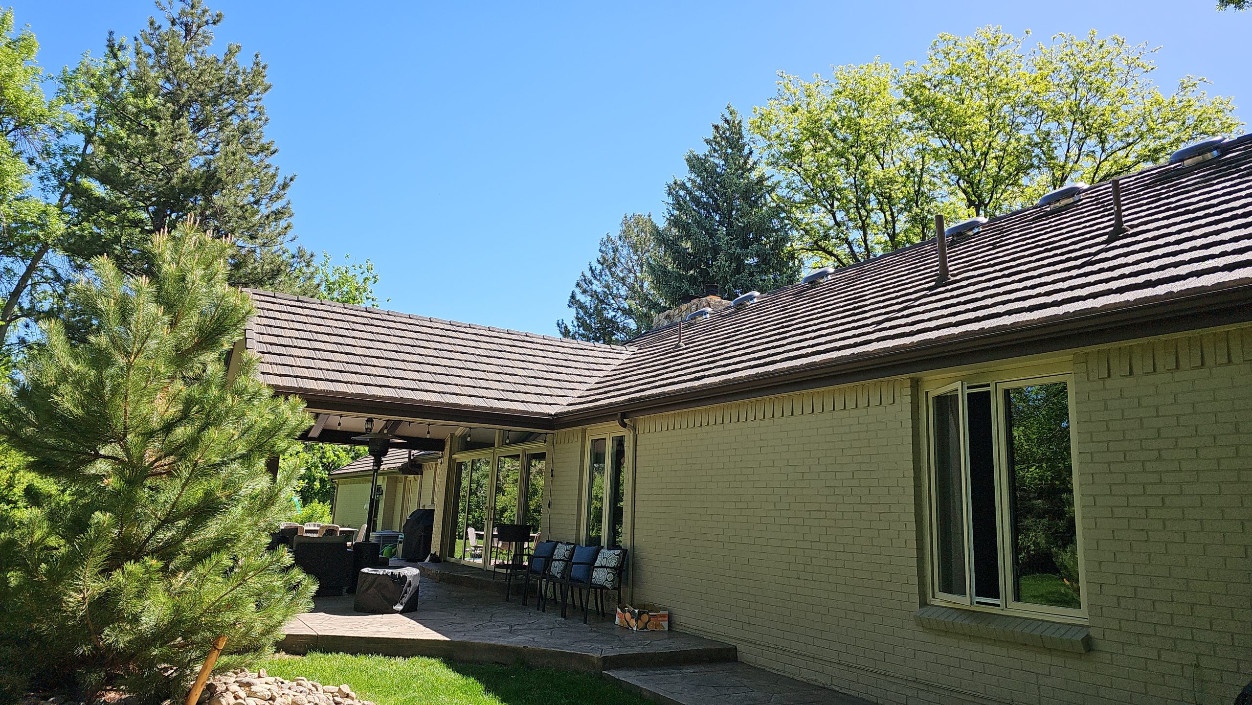 Partial Stone Coated Steel Roof Replacement in Littleton CO