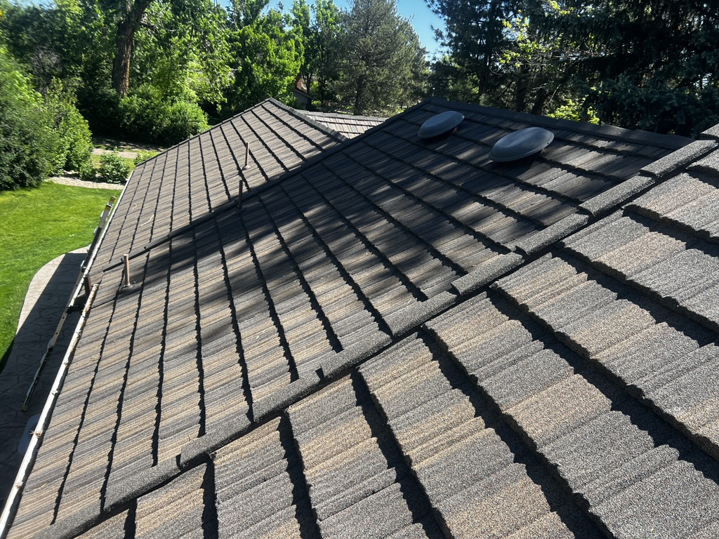 Partial Stone Coated Steel Roof Replacement in Littleton CO